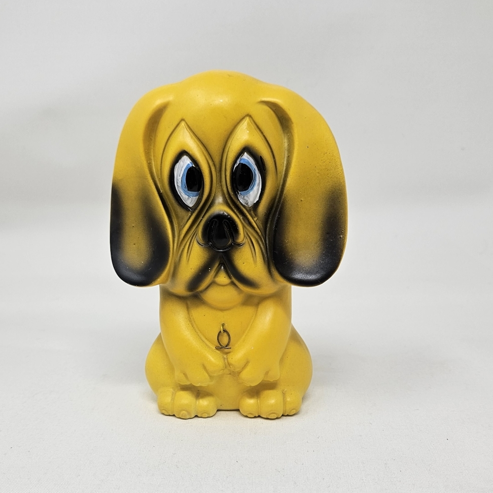 1970s Sad Dog figurine  vintage